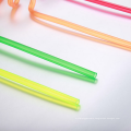 Fruit Decorative PVC/PET Hard Plastic Reusable Crazy Drinking Thick Straw